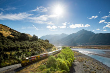 Train to Greymouth, Christchurch, New Zealand