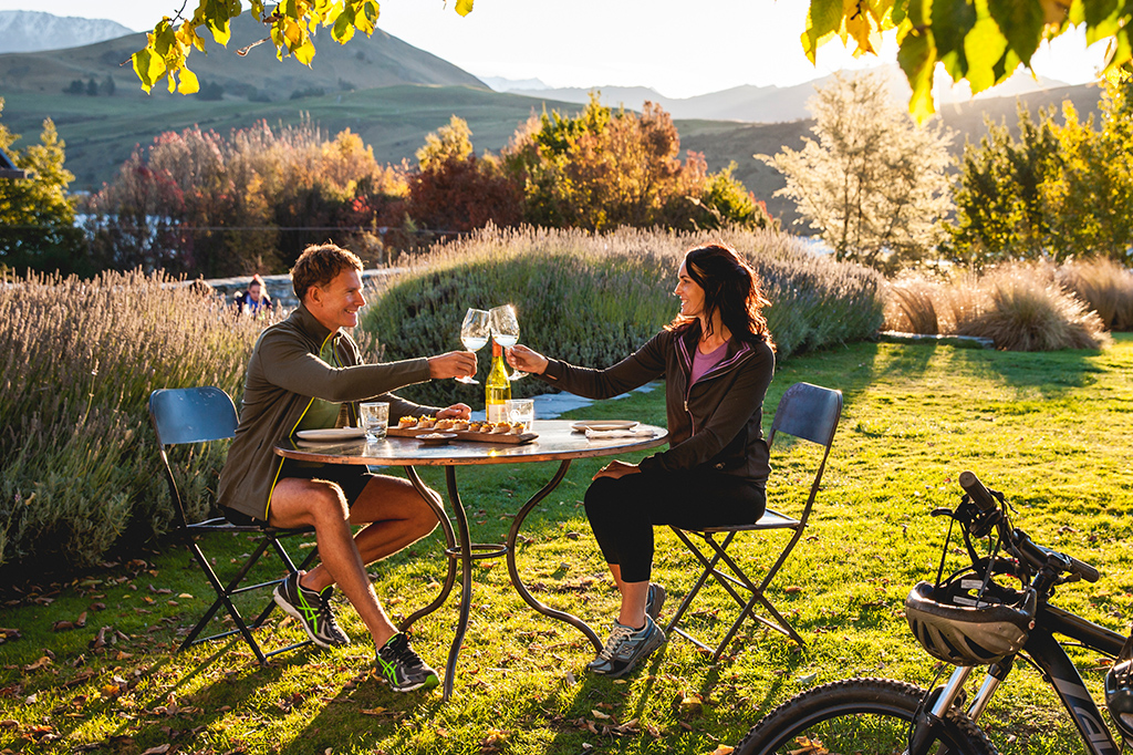 Couple Drinking Wine in New Zealand