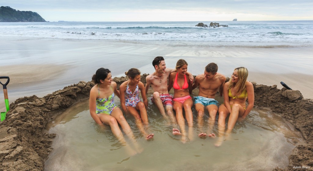 Hot Water Beach Coromandel Peninsula New Zealand Volcanoes