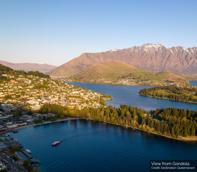 View from Gondola in Queenstown. Credit: Destination Queenstown